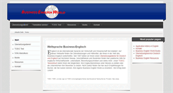 Desktop Screenshot of business-english-world.de